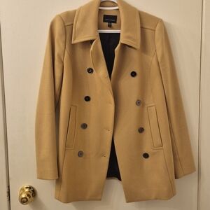 Judith & Charles Camel Beige Peacoat Size 4